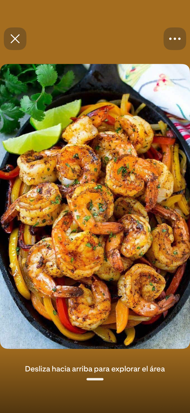 Shrimp Fajitas.